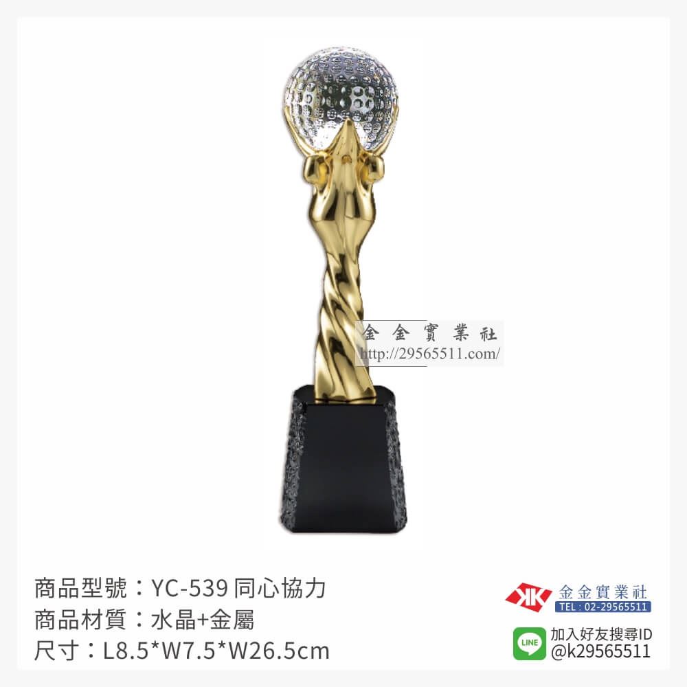 高爾夫獎座YC-539產品圖片