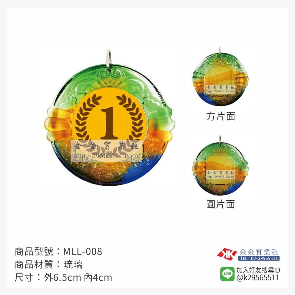 金箔片胸前運動獎牌MLL-008產品圖片