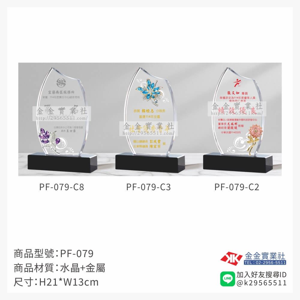 水晶獎牌PF-079品圖片
