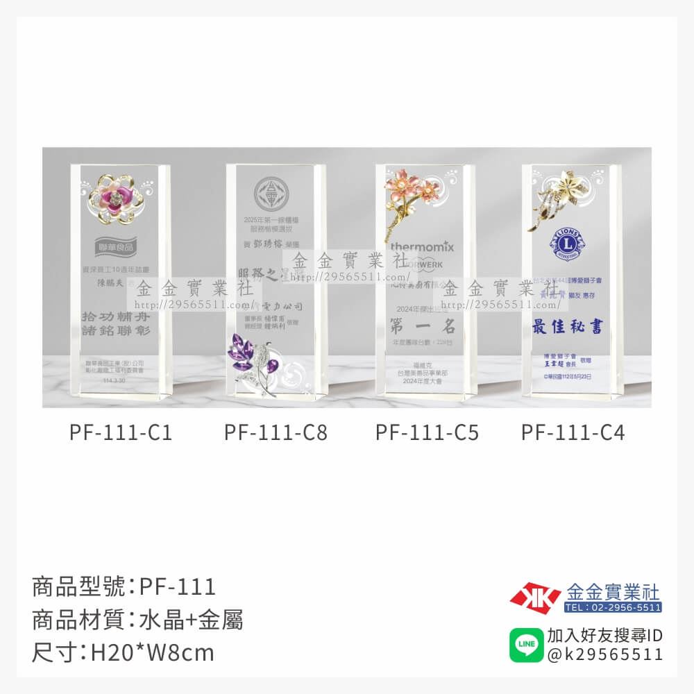 水晶獎牌PF-111產品圖片