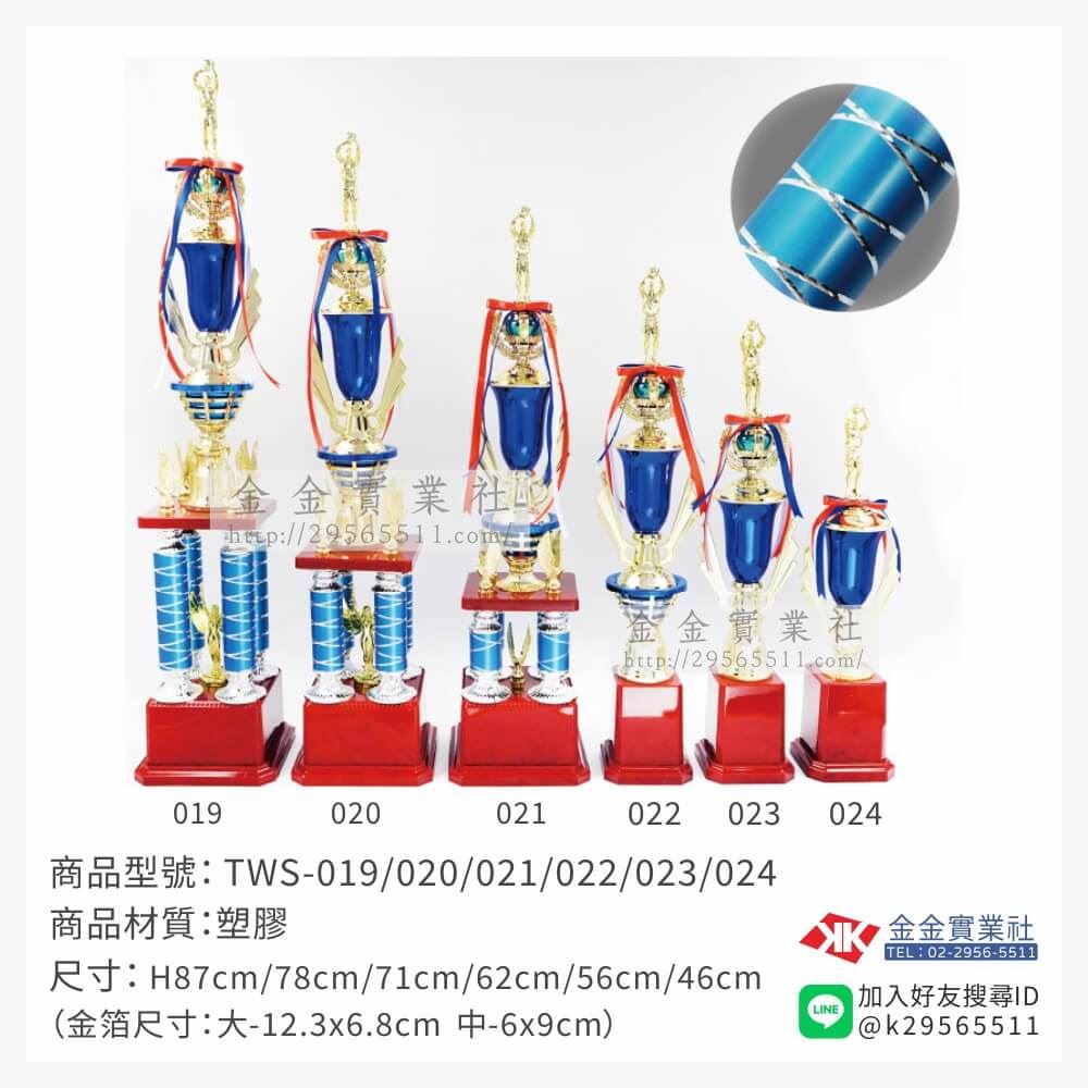 TWS-019/020/021/022/023/024特價獎盃